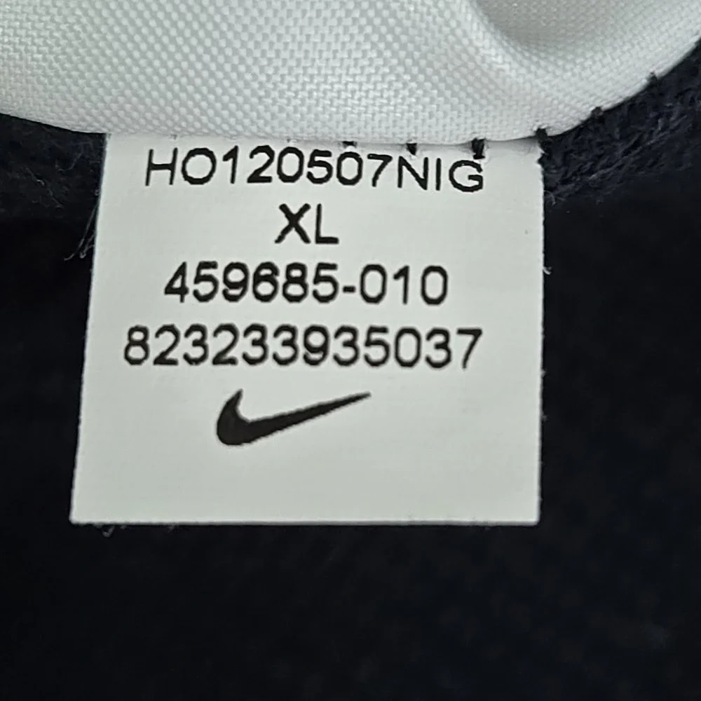 Jordan Men Sweatshirt XL Black Brooklyn Embroidered Jumpman Logo Thermal Knit‎
